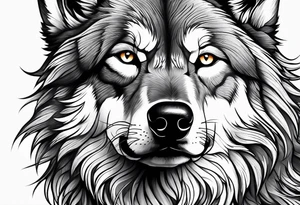 Wolves tattoo idea