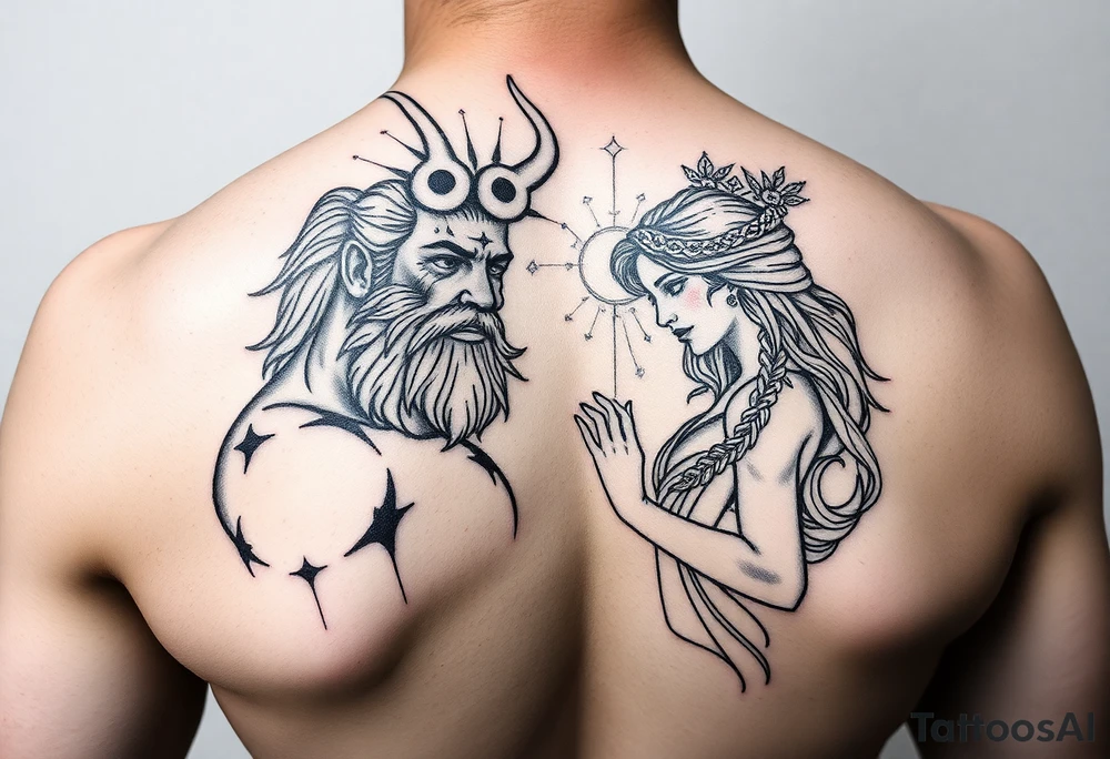 Hades and Persephone tattoo idea