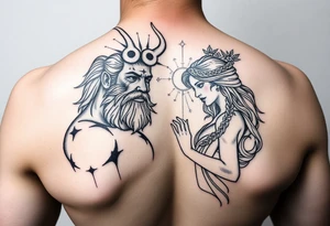 Hades and Persephone tattoo idea
