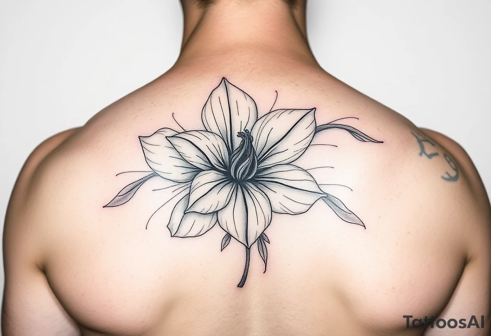 birthflower for August, April, October tattoo idea