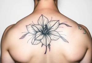 birthflower for August, April, October tattoo idea