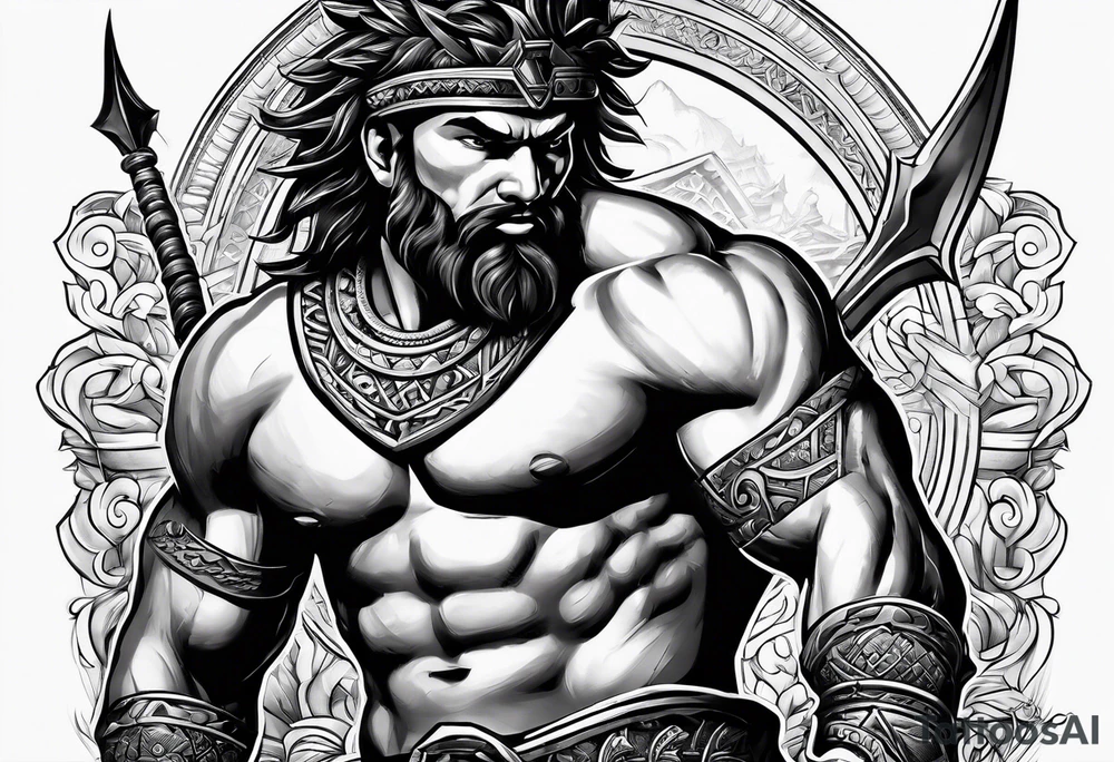 David and Goliath tattoo idea