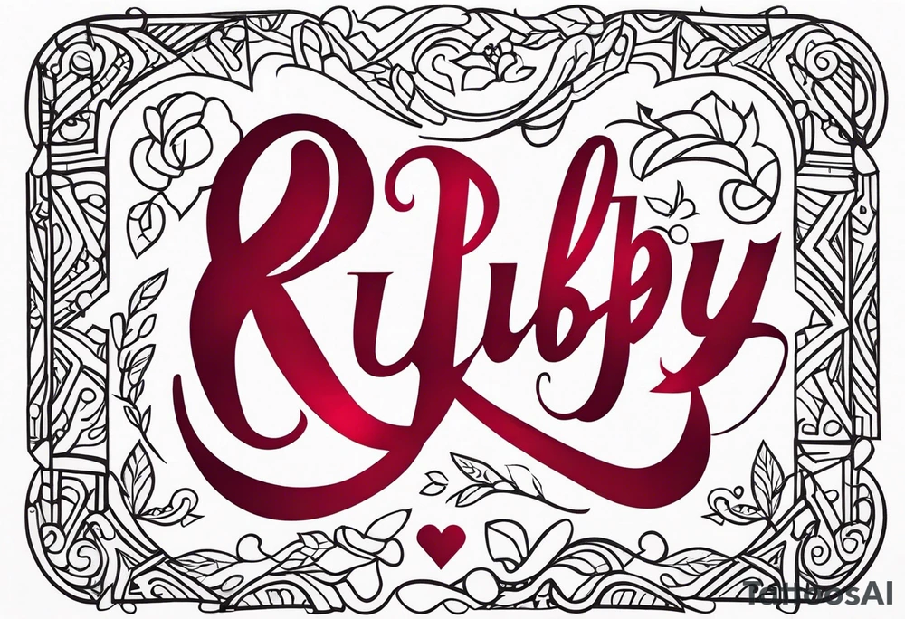 Ruby tattoo idea