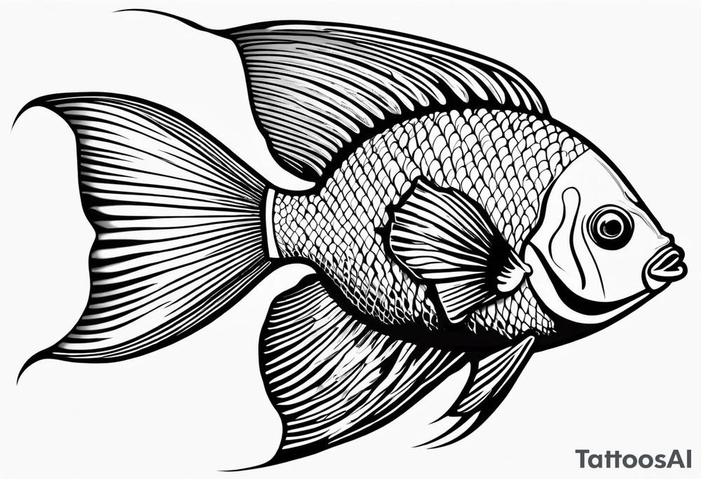 Angelfish tattoo idea