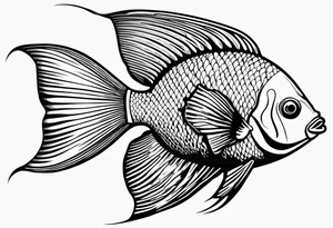 Angelfish tattoo idea