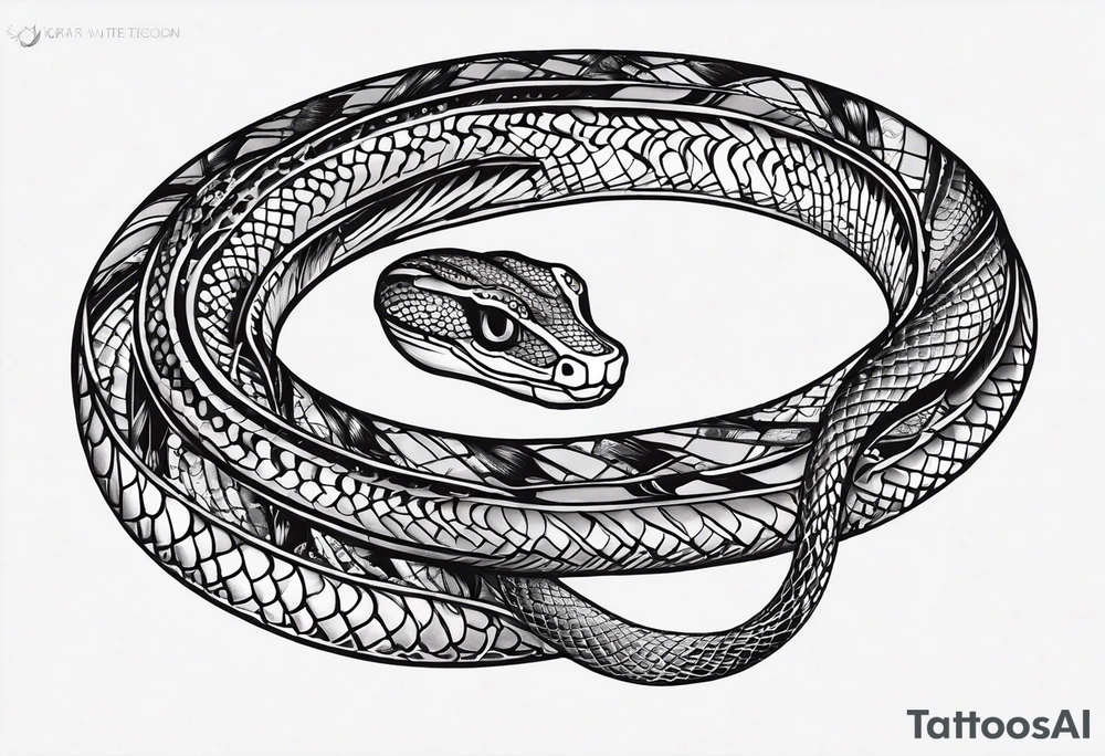 small snake wrapped around a crescent moon, simple and elegant, more moon than snake tattoo idea