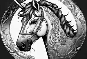 Half Taurus symbol Half Gemini symbol, split down the middle by an arrow. Astrology tattoo idea