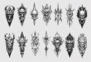 mens full arm tattoo idea