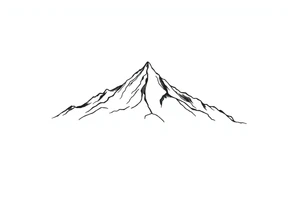 Mountain tattoo idea