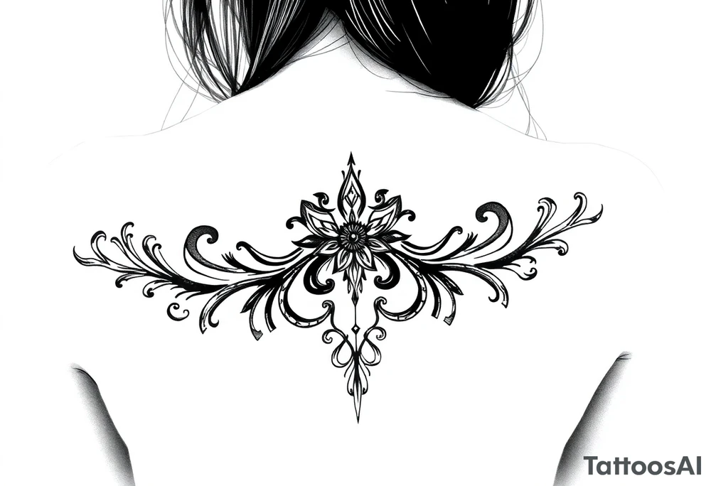 Submissive sexy tattoo idea