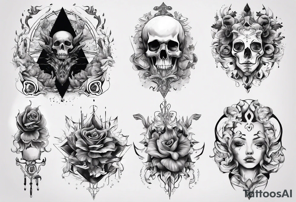 Тату рукав мужской tattoo idea