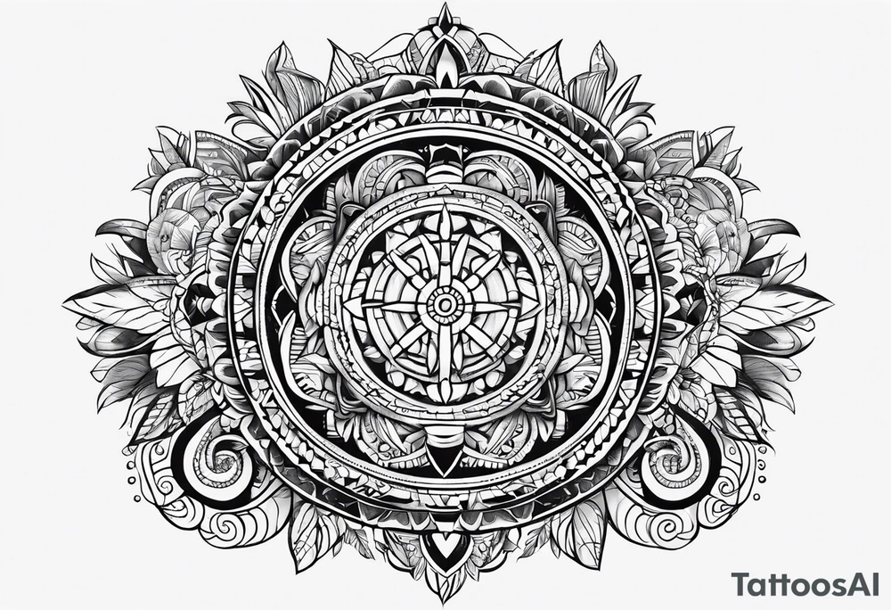 Pachamama simple tattoo idea
