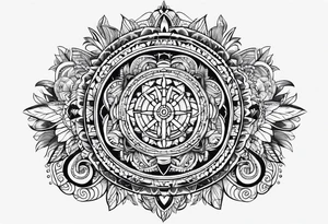 Pachamama simple tattoo idea