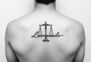 Mi nombre es Leonardo, signo zodiacal libra, música electrónica favorita tattoo idea