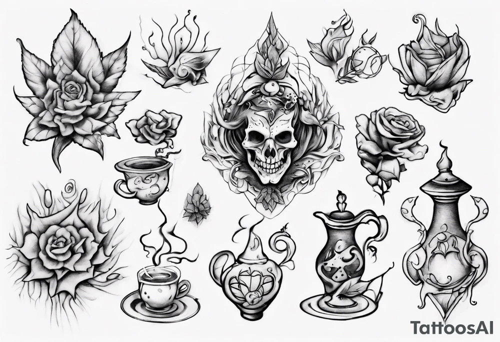 mollymauk tealeaf tattoo idea