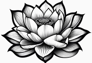 lotus flower tattoo idea