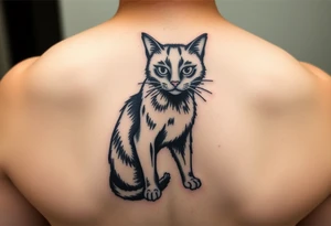Black Cat tattoo idea