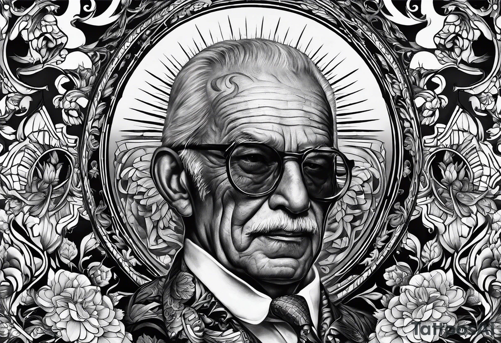 homeage to my grandpa, passionate in human medicine. esculap tattoo idea