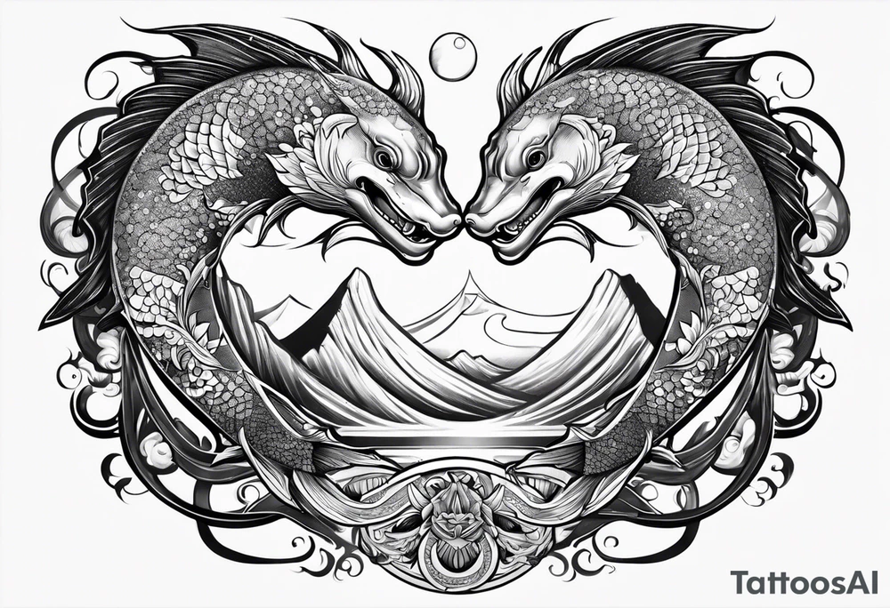 masculine pisces friendship tattoo idea tattoo idea