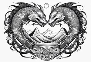 masculine pisces friendship tattoo idea tattoo idea
