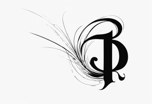 Picture of the letter I to represent oneself tattoo idea