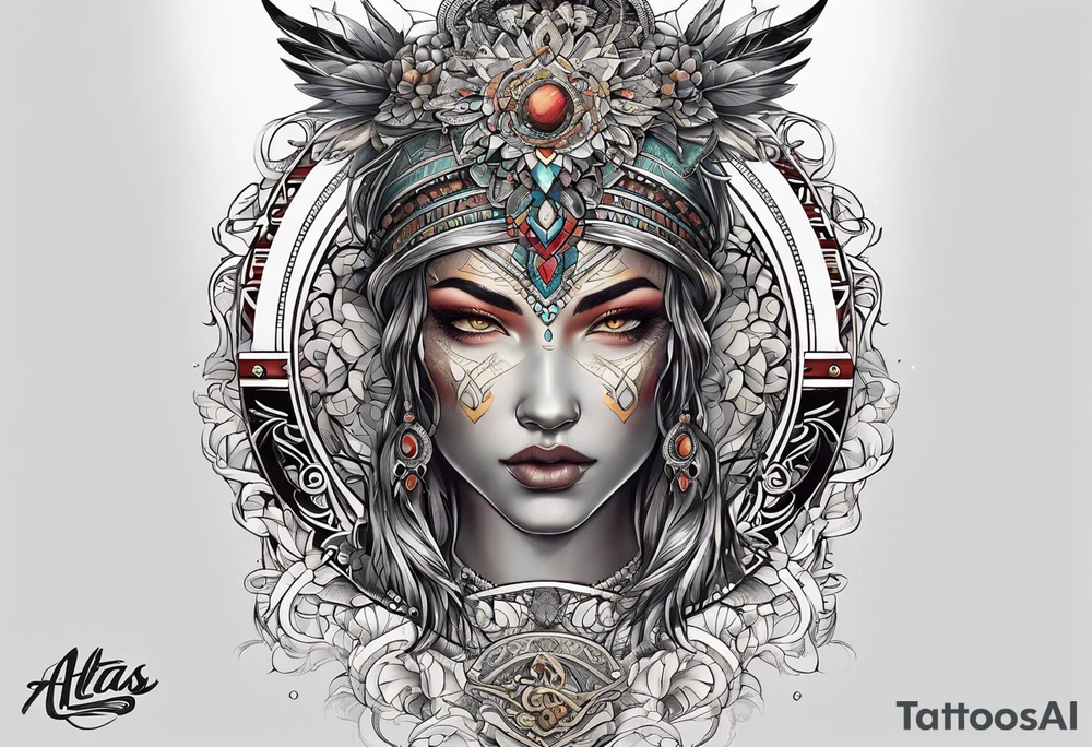 Atlas tattoo idea