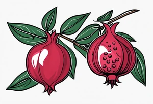 strength, small, nuanced, pomegranate, elegant, armenian, foxtail tattoo idea
