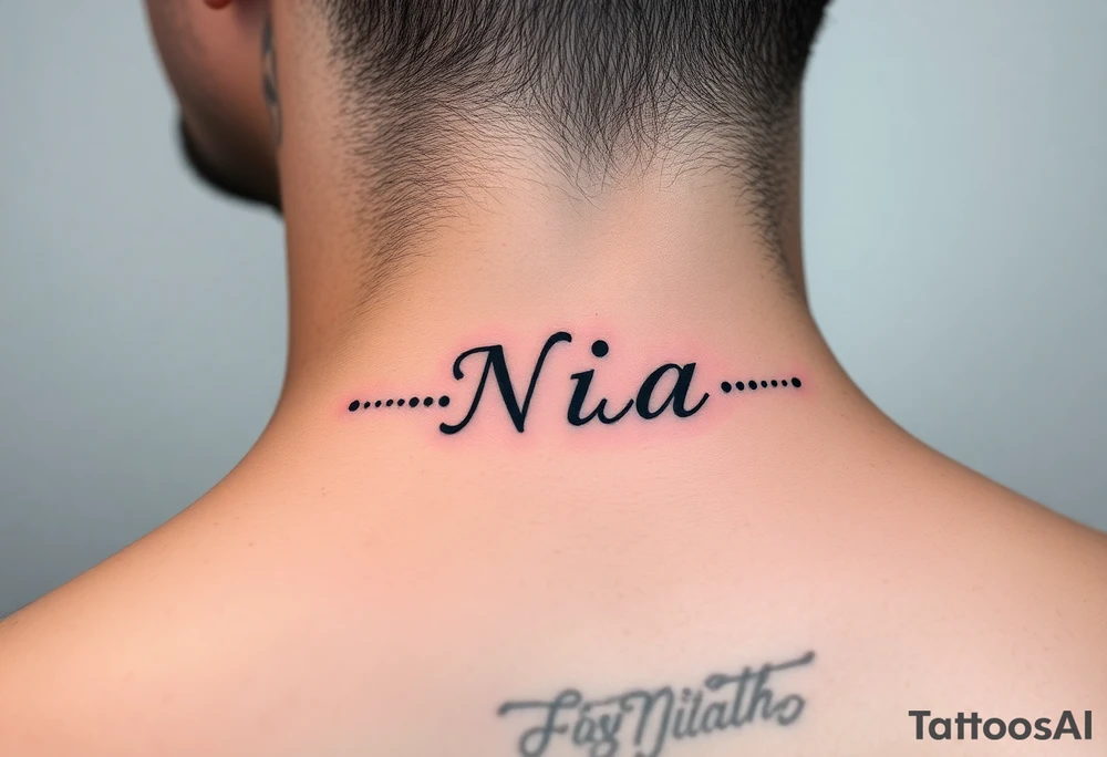 name Nia tattoo idea