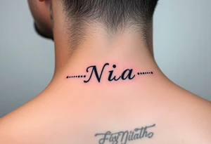 name Nia tattoo idea