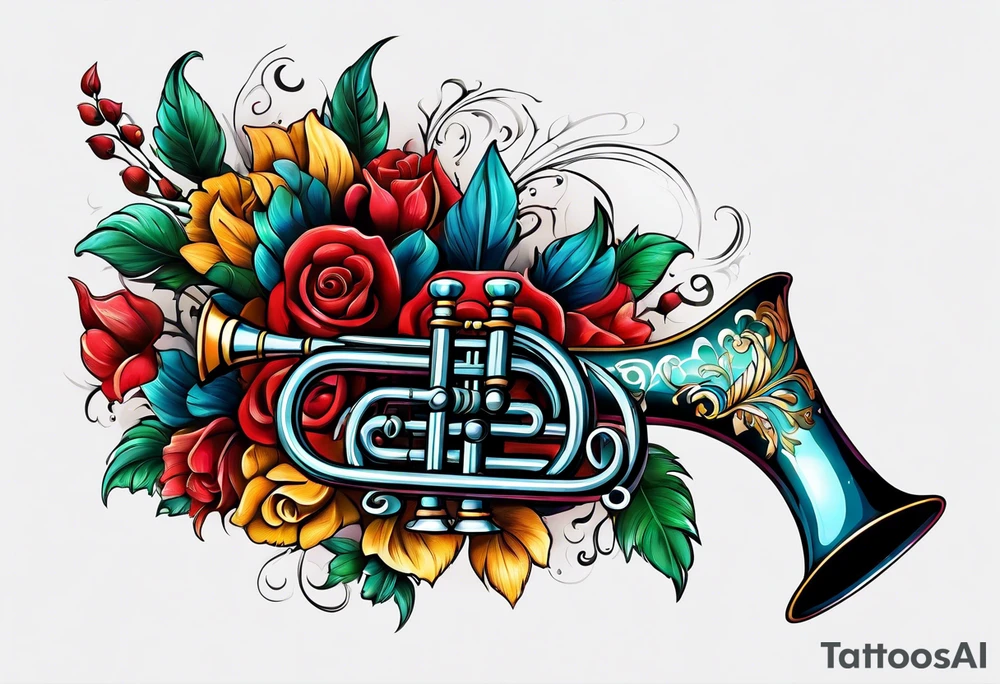 italian horn tattoo idea