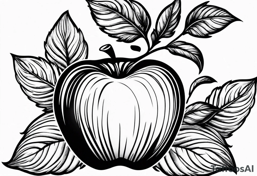 Apple tattoo idea