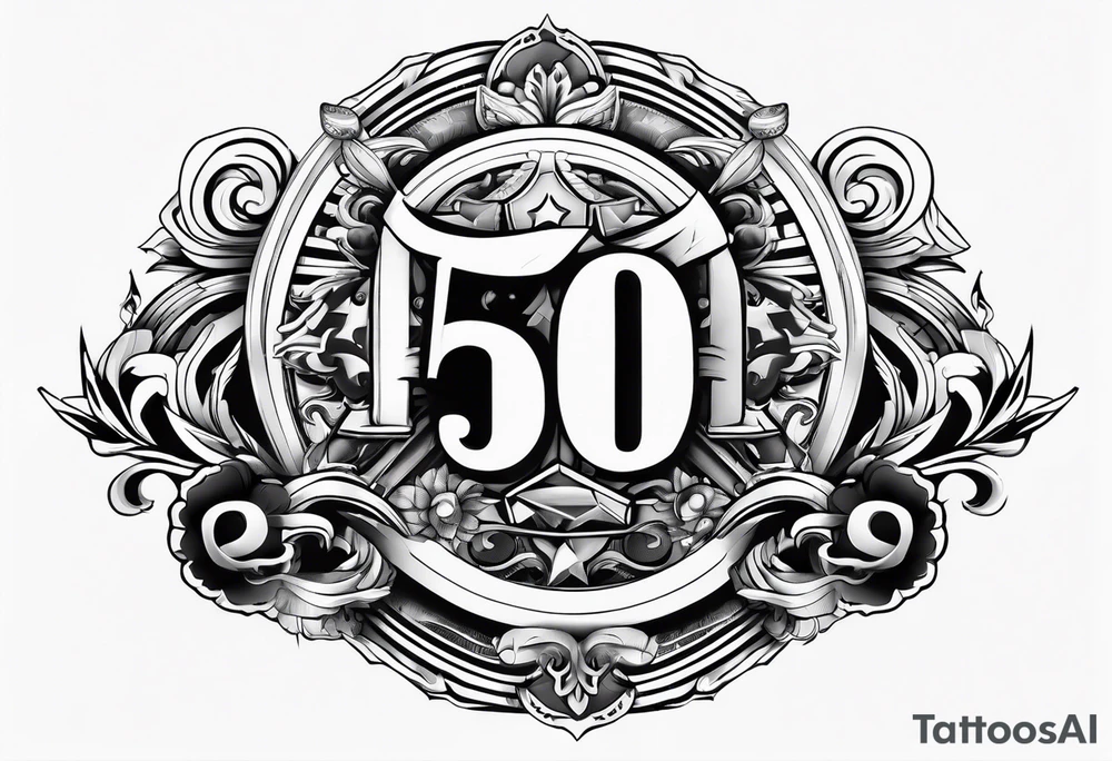50 cent piece tattoo idea