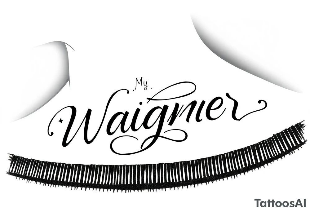 My last name, Wagner, in graffiti font tattoo idea