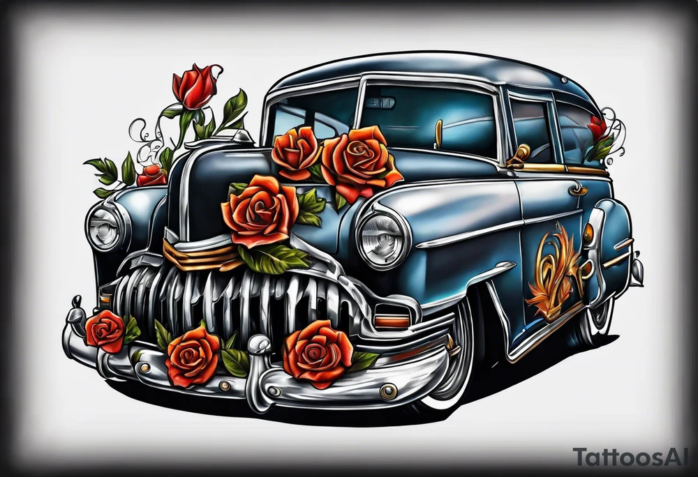 A weapon tucked into my beltline tattoo idea