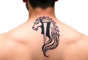 Only using the word picses unique zodiac sign tattoo idea