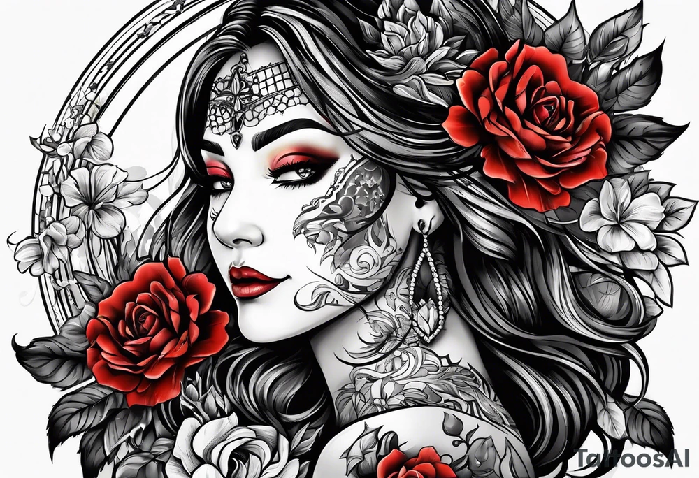 happy on the outside tattoo idea