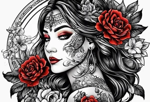 happy on the outside tattoo idea