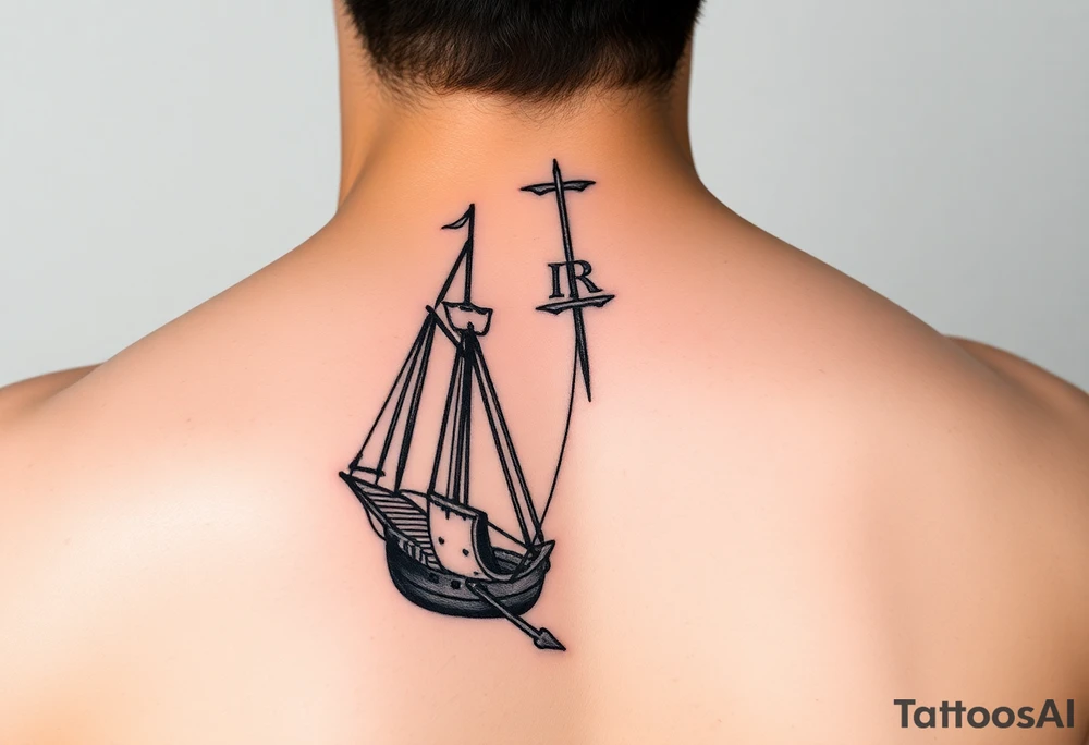 Queen Anne's Revenge tattoo idea