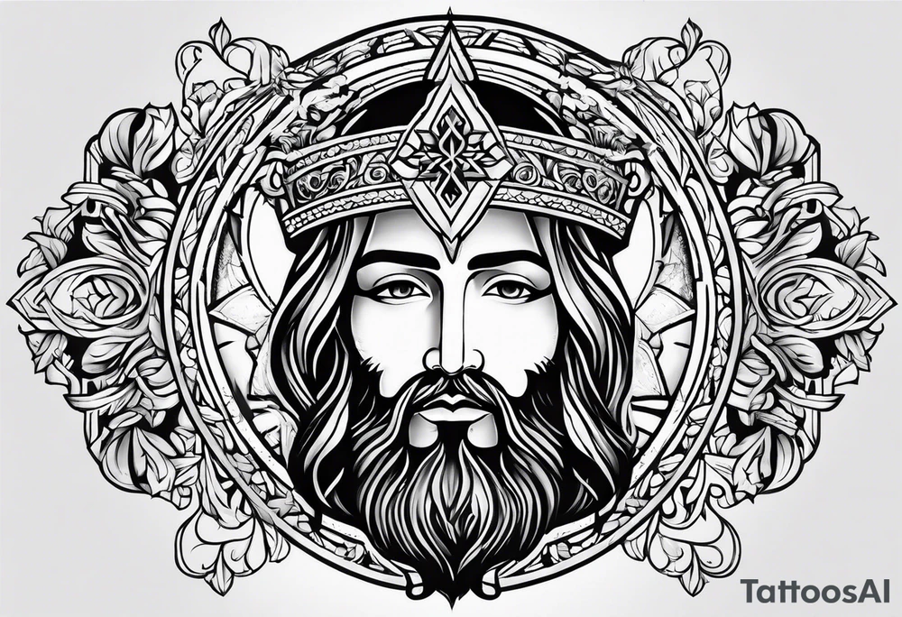 nombre de jesus tattoo idea