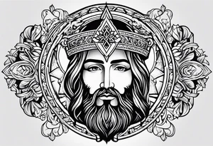 nombre de jesus tattoo idea