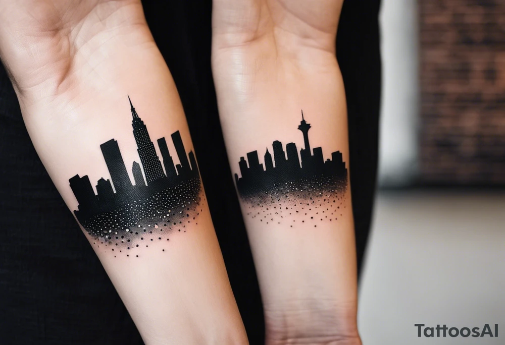 Brooklyn skyline tattoo idea