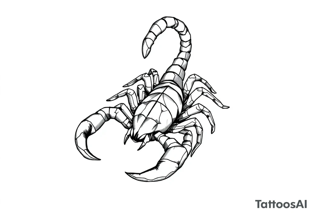 Scorpion tattoo idea