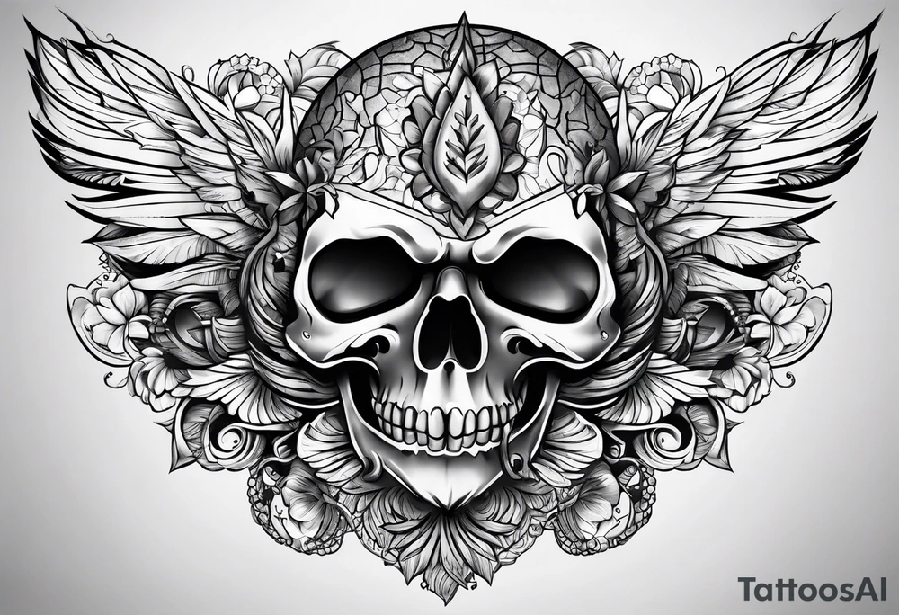 Power strength tattoo idea