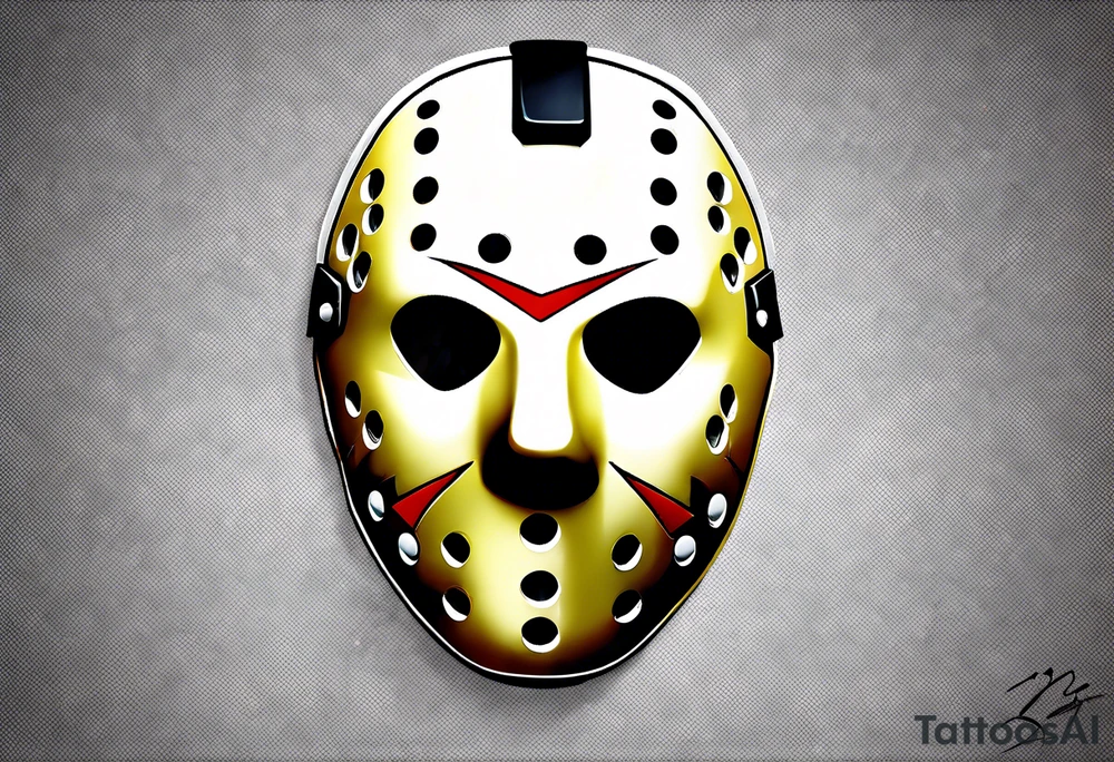 Friday the 13th Jason mask, horror, Japanese art tattoo idea