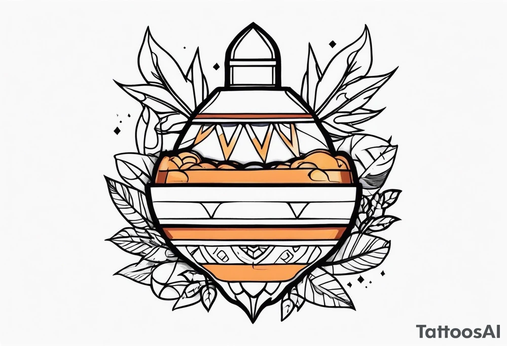 cute cocain tattoo idea