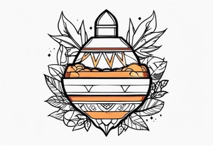 cute cocain tattoo idea