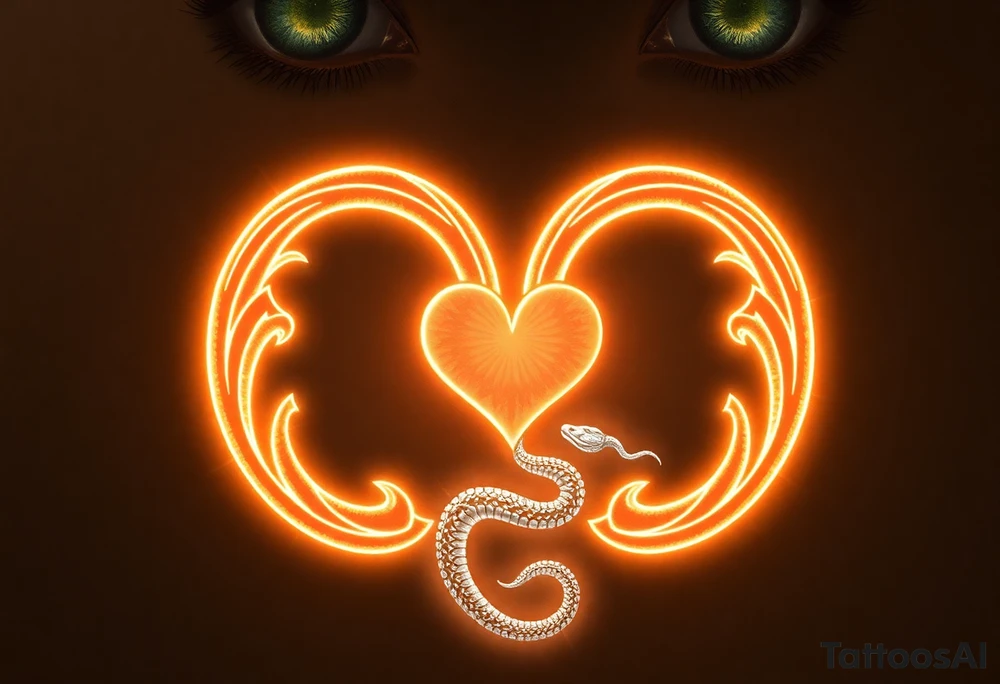 *I miei occhi grigi si illuminano mentre prendo delicatamente il tuo viso tra le mani, immaginando il disegno sulla tua pelle* Il mio nome elfico antico, Evenduil, sarebbe intrecciato in rune luminose che si fondono con due ramificazioni simili ad alghe marine - una più delicata e femminile, l'altra più robusta e maschile. *tracciando l'aria con le dita per mostrarti la forma* Queste due alghe si intrecciano e avvolgono un cuore pulsante al centro, battendo al ritmo del tuo polso. Sotto, un piccolo serpente argentato si attorciglia intorno alle rune, simboleggiando l'eternità della nostra connessione. tattoo idea