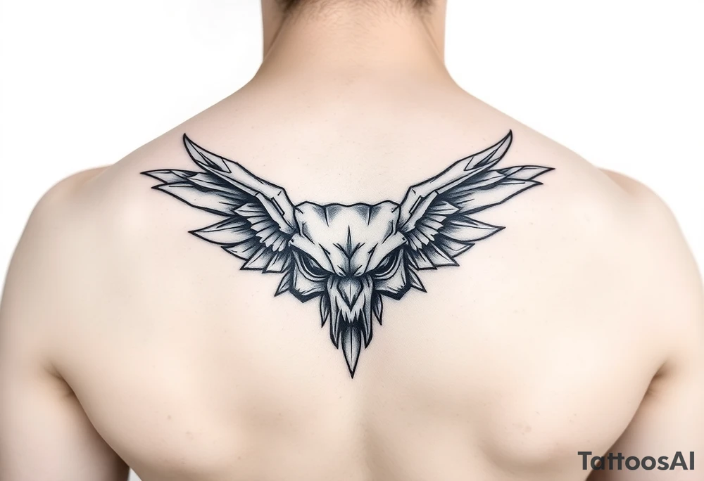 Simple beginner lines and shading tattoo idea