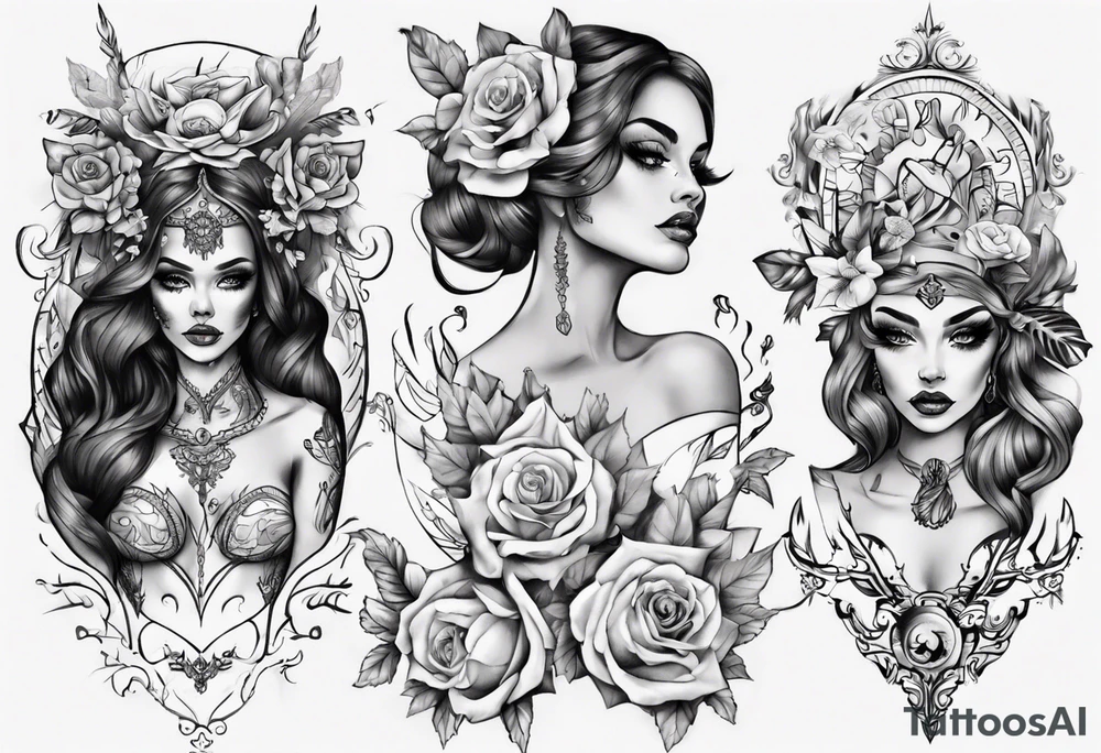 corps bride Emely tattoo idea