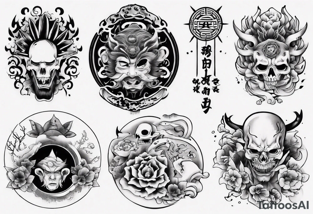 the good and the bad tattoo idea